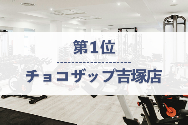 第1位:チョコザップ吉塚店は圧倒的な低価格で気軽に運動を開始できる